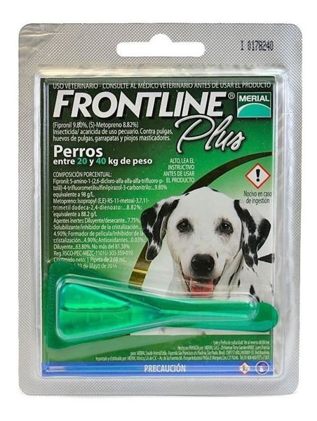 Imagen de FRONTLINE PLUS 20 A 40KG.