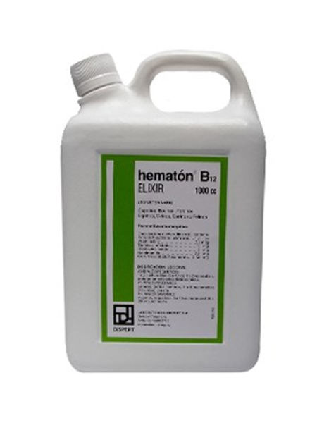 Imagen de HEMATON B12 ( ELIXIR) ORAL 1 LITRO ( BIOCATALIZADOR DE LA FLORA RUMINIAL )