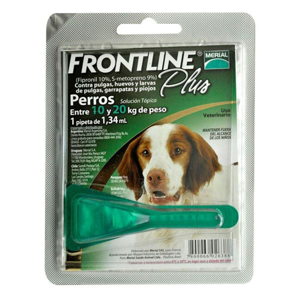 Imagen de FRONTLINE PLUS 10 A 20KG.