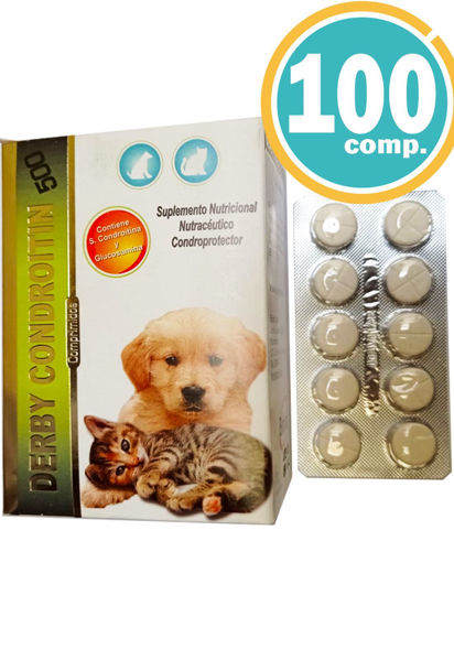 Imagen de DERBY CONDROITIN 5OO Caja 100comp.