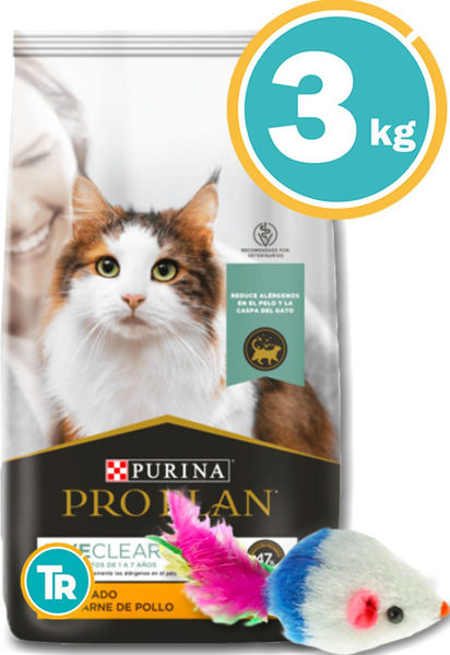 Imagen de PRO PLAN Gato Reductor de Alérgenos 3kg + Ratón