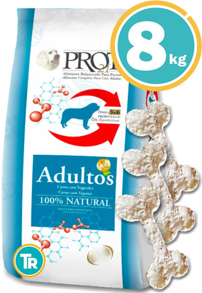Imagen de PROT 21 Perro Adulto 8kg + Huesitos de lonja