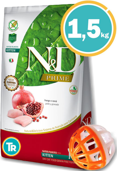 Imagen de NYD Prime Feline  Gatitos Kitten 1,5 kg + Pelota