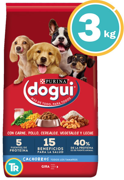 Imagen de DOGUI Cachorro Carne, Cereales  & Leche 3kg