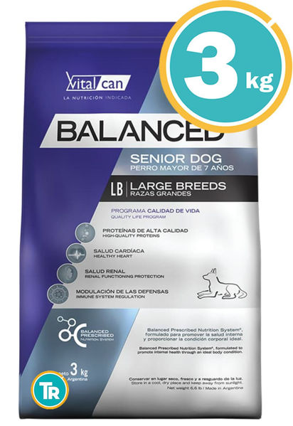 Imagen de BALANCED Perro Senior Raza Grande 3 kg
