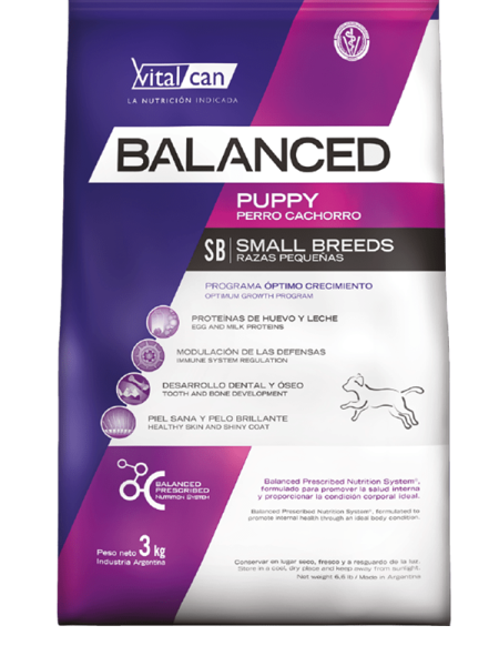 Imagen de BALANCED Perro Cachorro Raza Pequeña 3kg