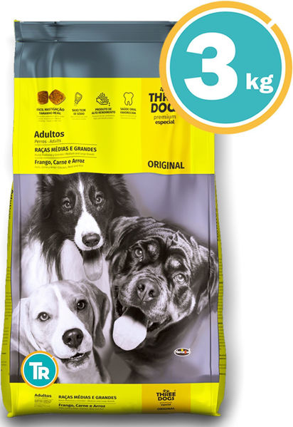 Imagen de Three Dogs  Familia Original Perro Adulto Med/Gra 3kg