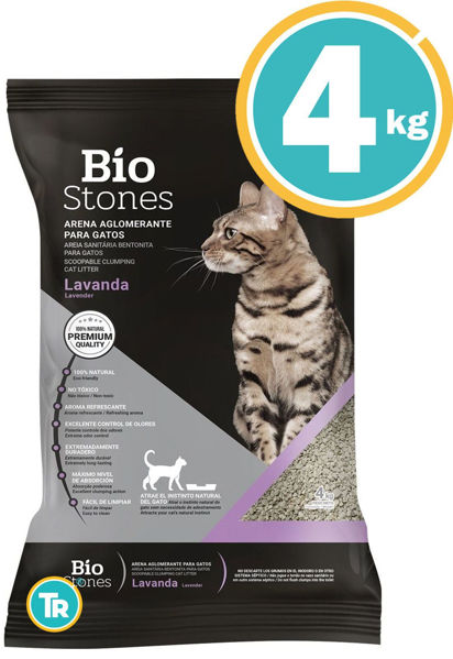 Imagen de Sanitario Arena Aglomerante Bio Stones 4 kg