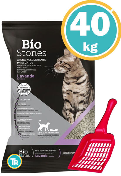 Imagen de Sanitario Arena Aglomerante Bio Stones 40 kg + Pala