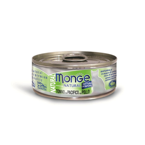 Imagen de PATE MONGE Gato Natural Pollo 80gr