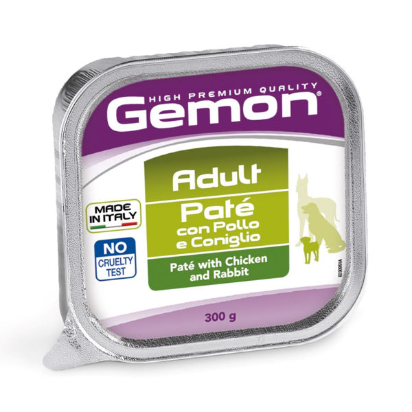 Imagen de PATE GEMON Adult Chicken and Rabbit 300gr