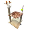 Imagen de Rascador + Cama para gatos Animales  KP-243