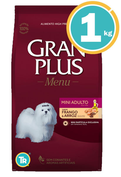 Imagen de GRAN PLUS Perro Adulto Mini 1kg Pollo y Arroz