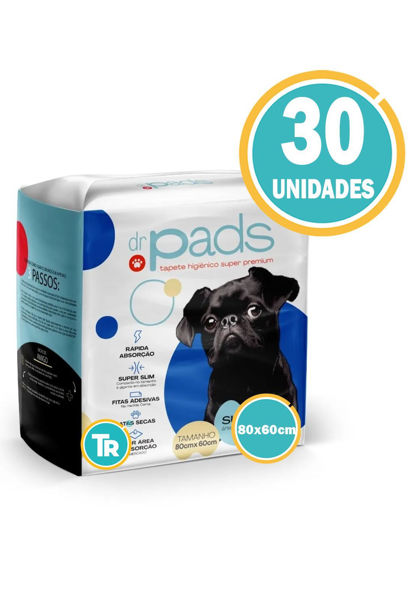 Imagen de Pañal Tapete Dr Pads 80x60CM - 30 Unidades