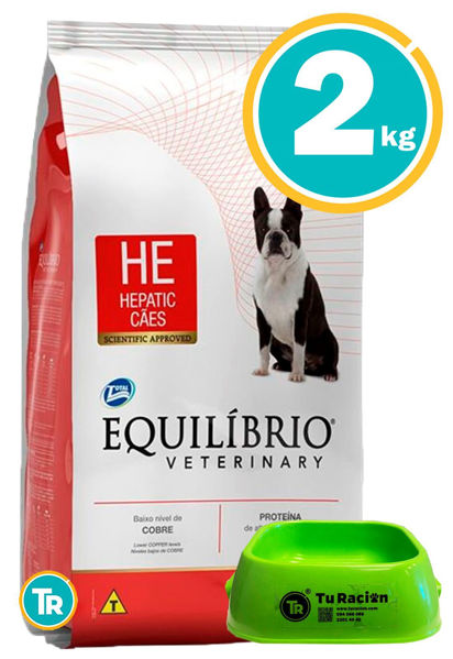 Imagen de EQUILIBRIO Perro Canine Hepatic 2kg + Comedero
