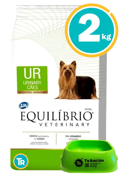 Imagen de EQUILIBRIO Perro Canine Urinary 2 kg + Comedero
