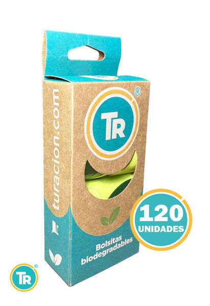 Imagen de Bolsas biodegradable TR desechos Compostables x120unid