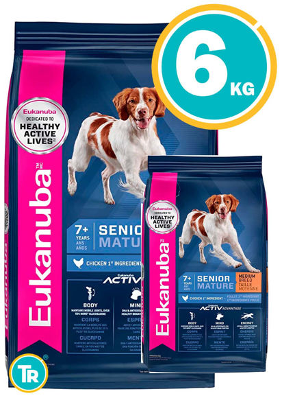 Imagen de PROMO EUKANUBA Senior Razas Medianas 3kg X2