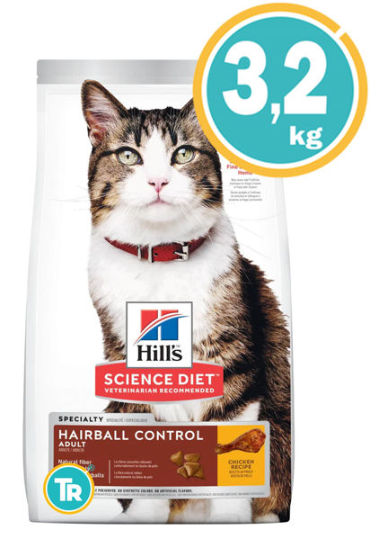 Imagen de HILLS Gato Hairball Control 3,2Kg