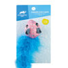 Imagen de Juguete para gatos raton peluche y plumas PA 029