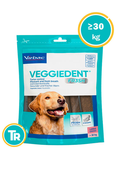 Imagen de HPM Virbac Veggiedent Fresh Aliento Fresco Protector Dental Para Razas Grandes