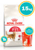 Imagen de ROYAL CANIN Gato Regular Fit 32 15 kg + Vaso