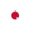 Imagen de Chapita Identificatoria Circular Handmade Rojo Grande