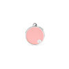 Imagen de Chapita Identificatoria Circular Handmade Rosado Grande