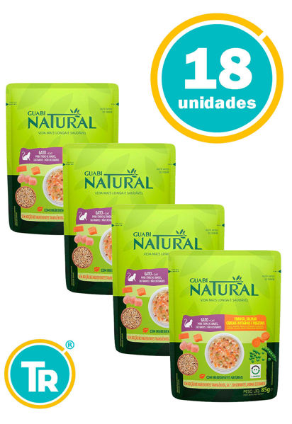 Imagen de SALSAS GUABI NATURAL Gatos 85gr x 18 unid