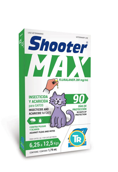 Imagen de PIPETA SHOOTER MAX GATOS 6.25 A 12.5 KG