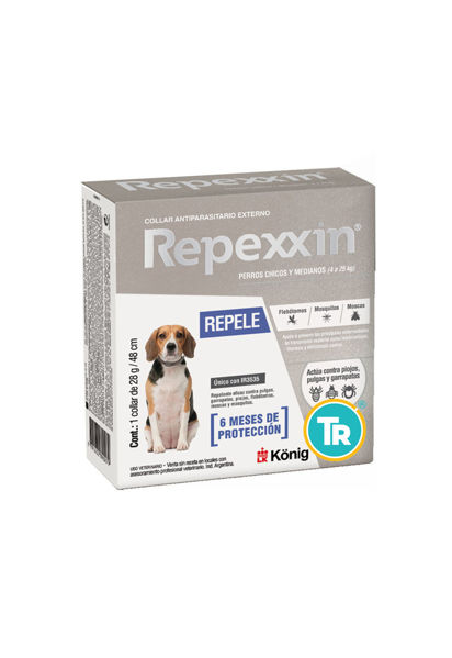 Imagen de Collar Antiparasitario REPEXXIN Perros 4 a 25kg - 48cm
