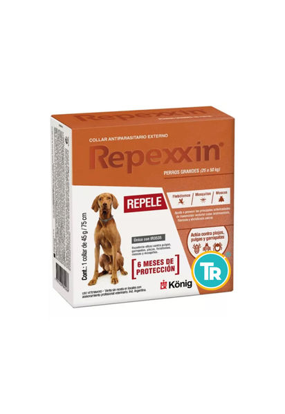 Imagen de Collar Antiparasitario REPEXXIN Perros 25 a 50kg - 75cm