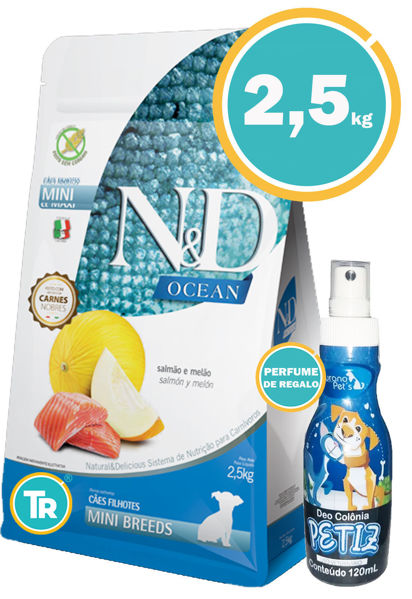 Imagen de NYD Ocean Canino Cachorro Mini 2.5kg + Colonia