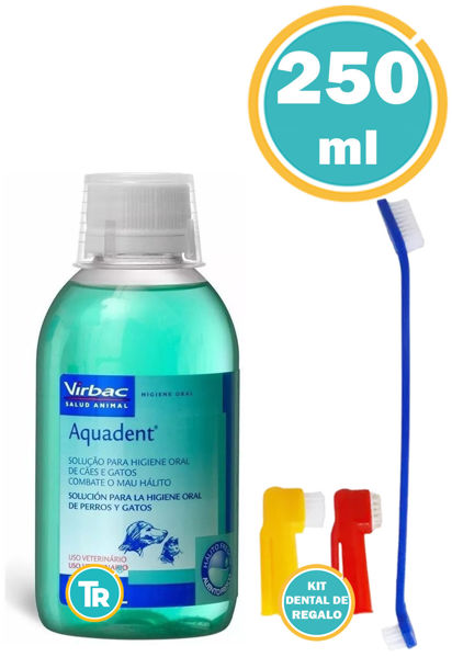 Imagen de VIRBAC AQUADENT Enjuague Bucal Para Perros Y Gatos