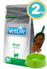 Imagen de VET LIFE Natural Renal Feline 2Kg + PALA + COMEDERO