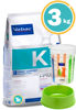Imagen de HPM Virbac Perro Cuidados Renales Kidney Support 3kg + Vaso + Comedero
