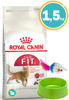 Imagen de ROYAL CANIN Gato In & Outdoor Fit 32 1,5 kg + Ratón + Comedero
