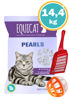 Imagen de SANITARIO EQUICAT SILICA GEL PEARLS 32LT - 14,4KG + Pala + pelota cascabel