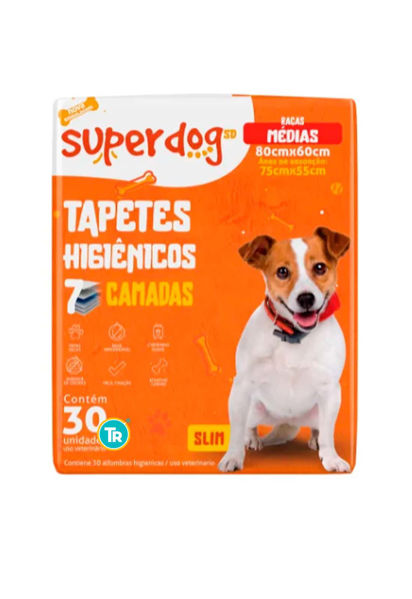 Imagen de Tapete Higiénico Super Dog Raza Media - 30 Unidades