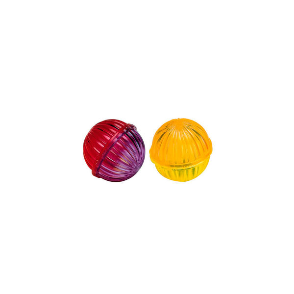 Imagen de Pelotas plastico transparente varios colores X2 unid PA 5204