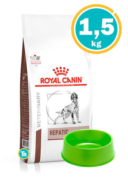 Imagen de ROYAL CANIN Perro Adulto Hepatic 1.5kg  + Comedero