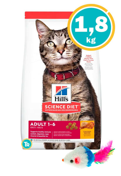 Imagen de HILLS Gato Adulto Optimal Care 1,8 kg + Raton