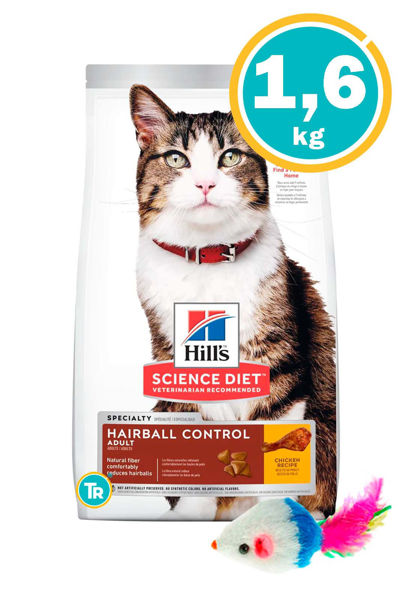 Imagen de Hill's Gato Hairball Control  1,6 kg + Ratón