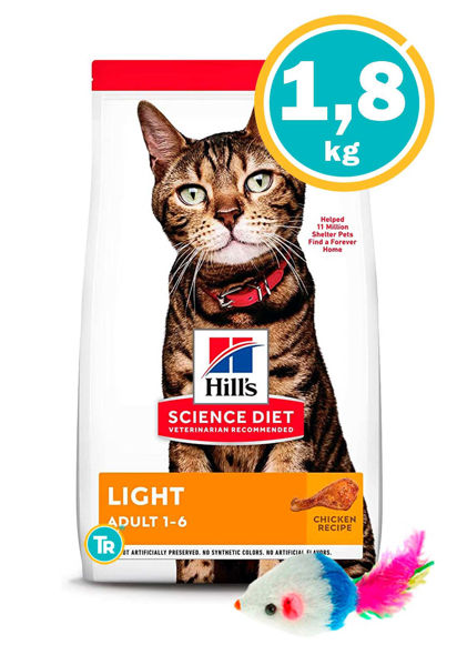 Imagen de HILLS Gato Adulto Light  1,8kg