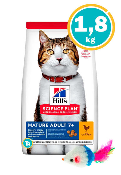 Imagen de HILLS Gato Mature + 7 Años 1,8Kg