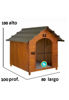 Imagen de CASILLA MADERA TECHO ECOLÓGICO Nª7