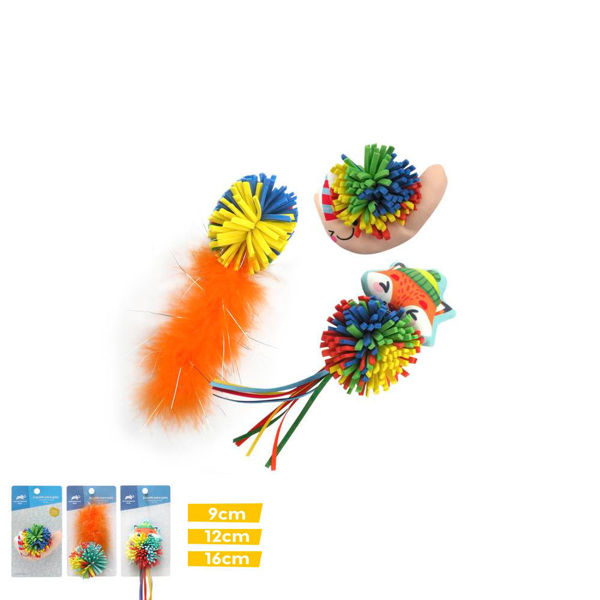 Imagen de Juguete peluches colorido tela y goma PA 021