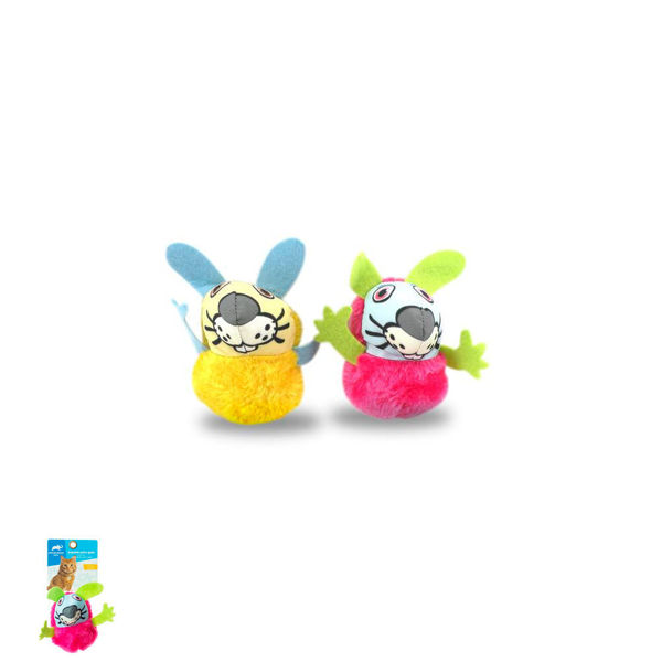 Imagen de Juguete peluche ratón colorido PA 017