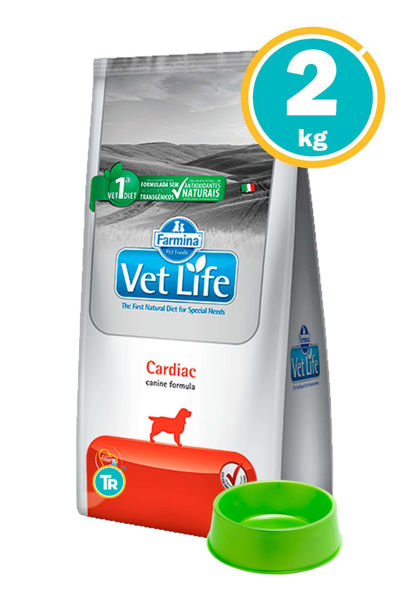 Imagen de VET LIFE Cardiac Perro 2 Kg + Comedero