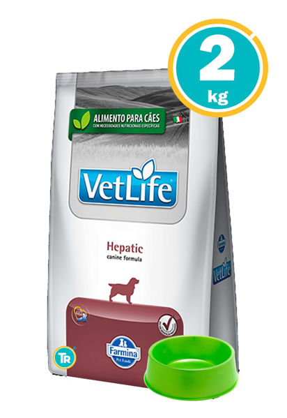 Imagen de VET LIFE Perro Adulto Hepatic 2 Kg  + Comedero